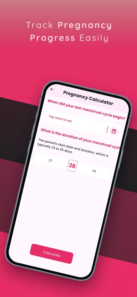 Ovulation Calculator & Tracker スクリーンショット