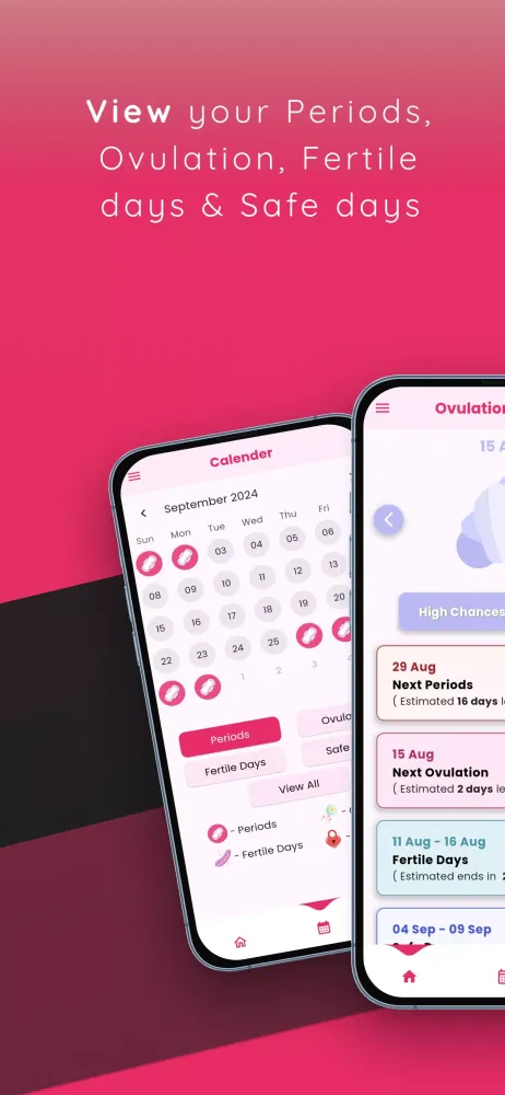 Ovulation Calculator & Tracker スクリーンショット