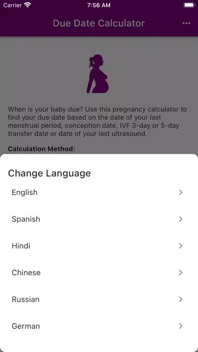 Pregnancy Due Date Calculators應用截圖