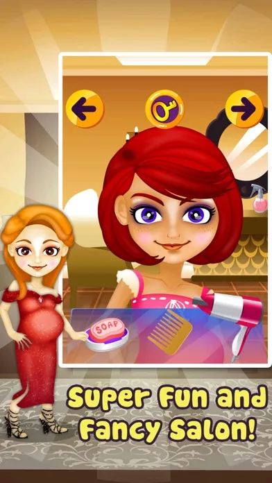 Mommy's Salon Spa Makeover - little nail & make-up hair games for kids! سکرین شاٹس