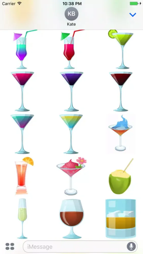 Drinks and Spirits Sticker Bar Hop স্ক্রিনশট
