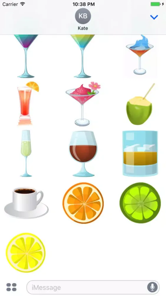 Drinks and Spirits Sticker Bar Hop স্ক্রিনশট
