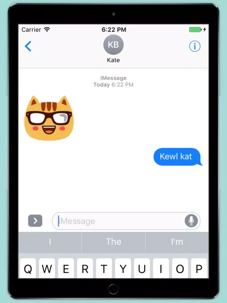 تصاویر KittyMoji Cutest Kitty Cat Sticker Pack iPad 