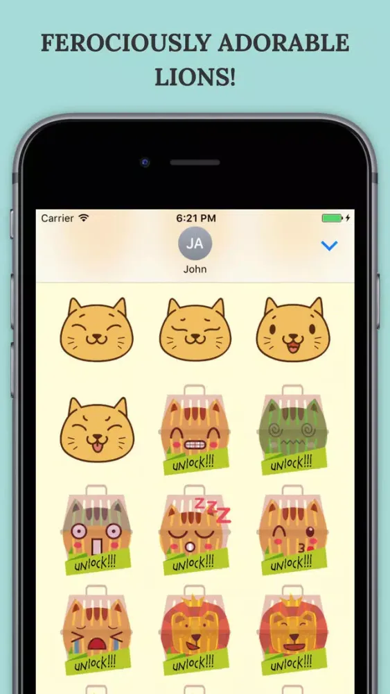 تصاویر KittyMoji Cutest Kitty Cat Sticker Pack