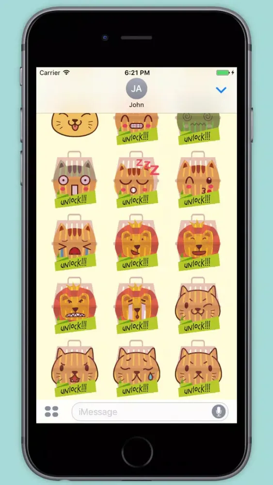 تصاویر KittyMoji Cutest Kitty Cat Sticker Pack