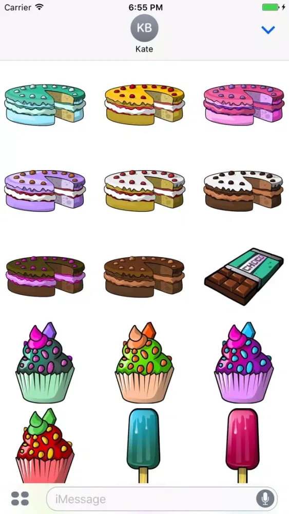 Tasty Delicious Food Stickers سکرین شاٹس