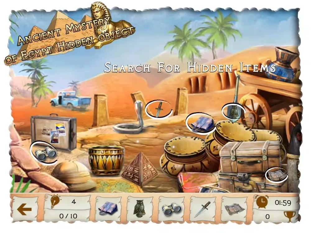 Ancient Mystery Of Egypt iPad  Screenshots