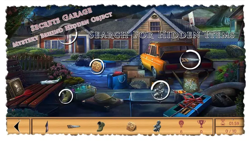 Ảnh chụp màn hình của Secrets Garage Mystery Behind