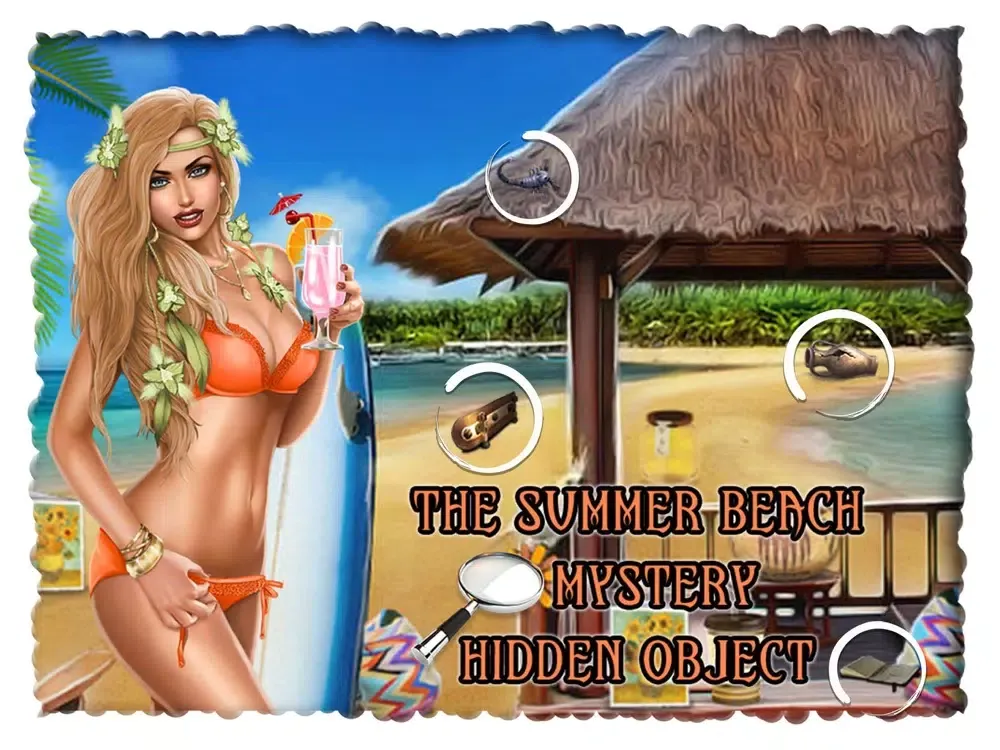 Capturas de tela do The Summer Beach Mystery iPad 