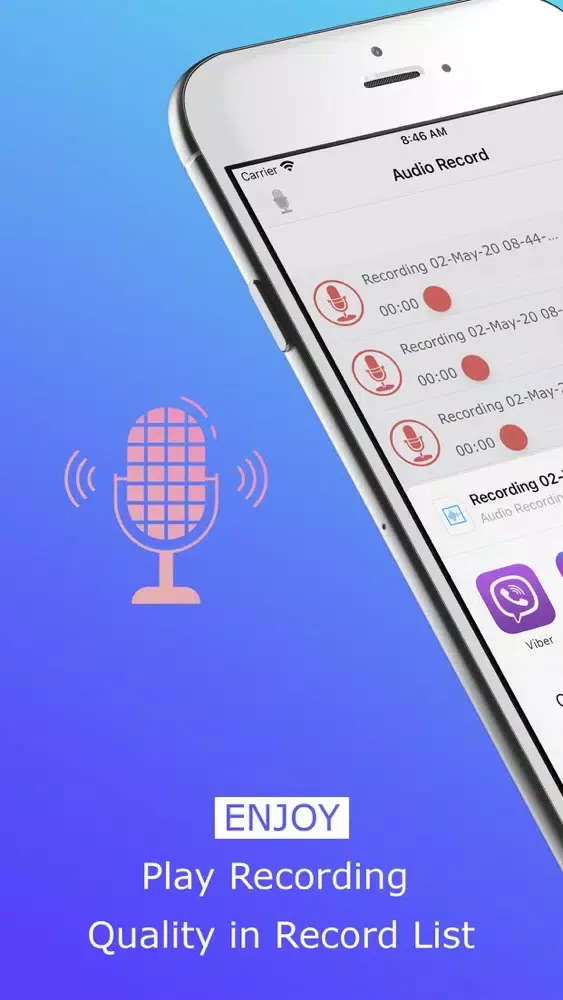 Voice Recorder For Audio应用截图