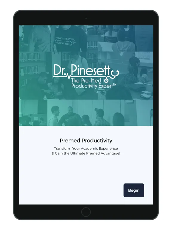 Capturas de tela do The Premed Productivity iPad 