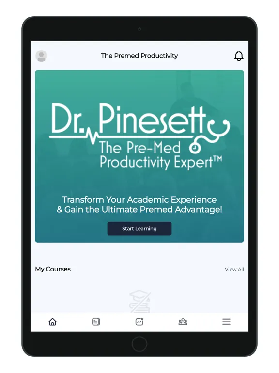 Capturas de tela do The Premed Productivity iPad 