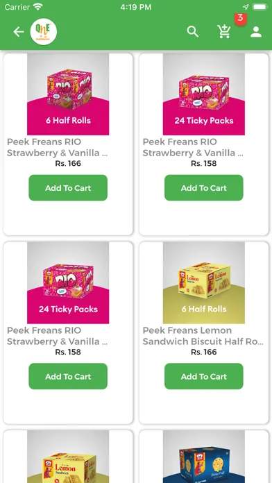 QnE - Online Grocery Store应用截图