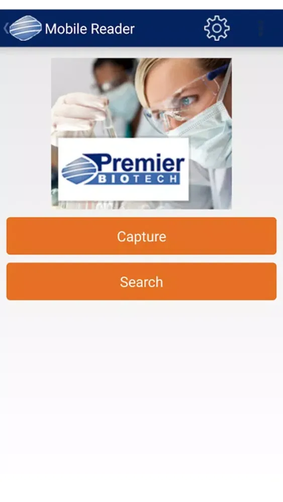 Zrzuty ekranu Premier Biotech Mobile Reader