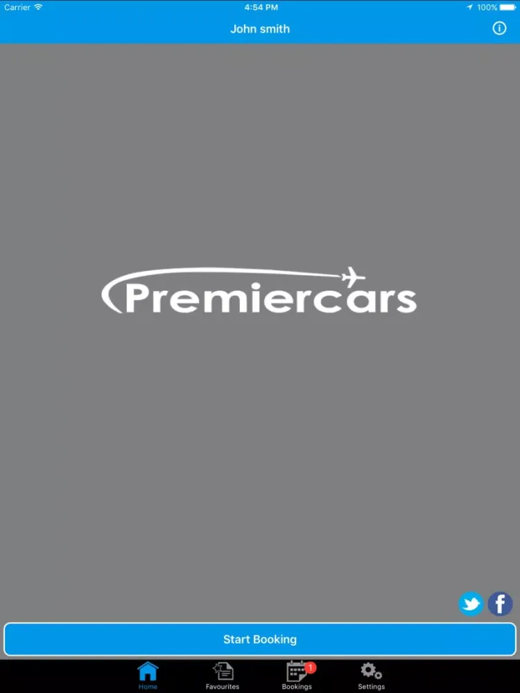 Zrzuty ekranu Premiercars & Premier Airport Cars iPad 