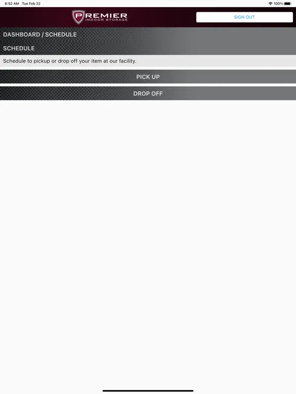 Premier Client Portal iPad  Screenshots