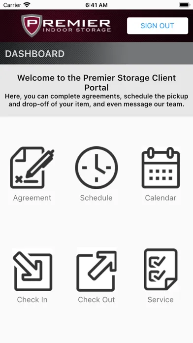 Premier Client Portal Screenshots
