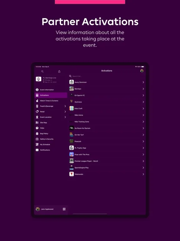 PL Mornings Live Fan Fest iPad 应用截图