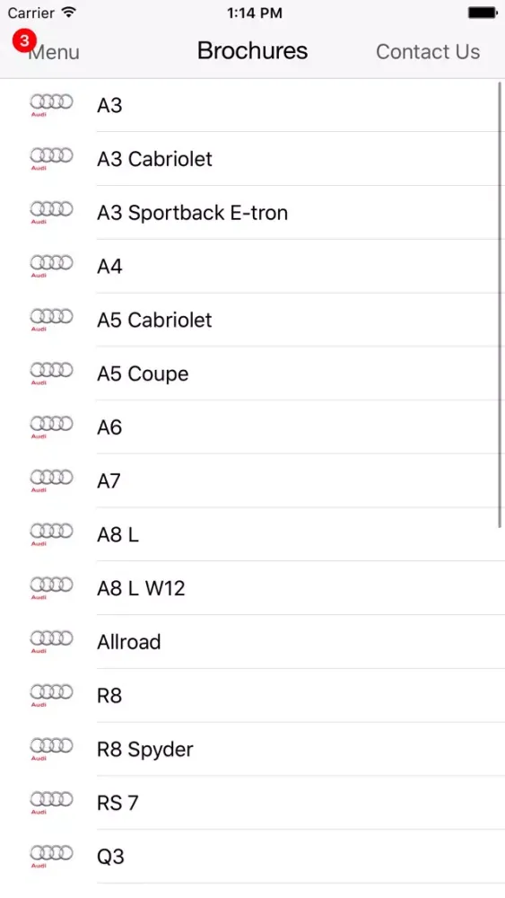 Capturas de pantalla de Audi Wynnewood DealerApp