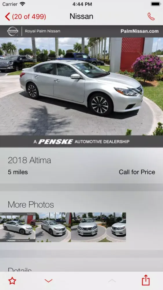 ภาพหน้าจอของ Royal Palm Nissan DealerApp