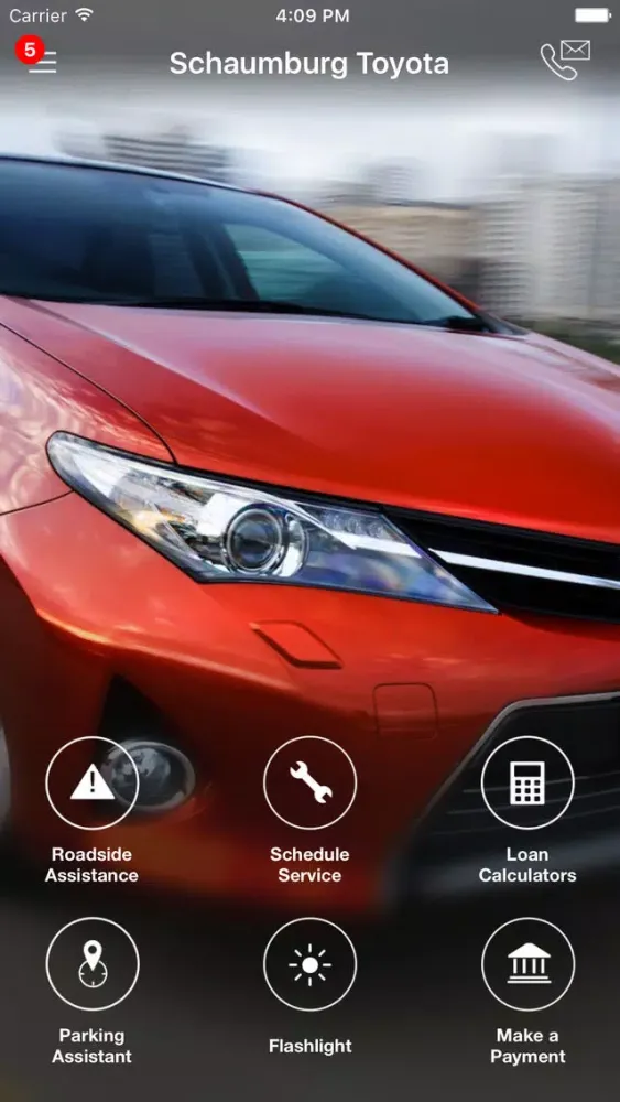 Tangkapan layar Schaumburg Toyota DealerApp