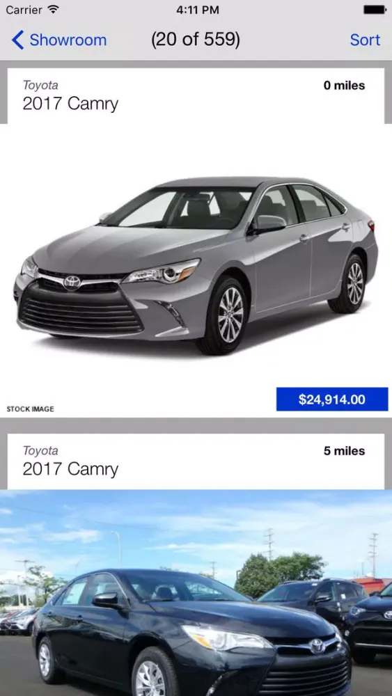 Tangkapan layar Schaumburg Toyota DealerApp