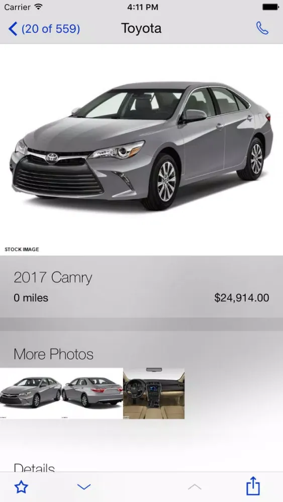 Tangkapan layar Schaumburg Toyota DealerApp
