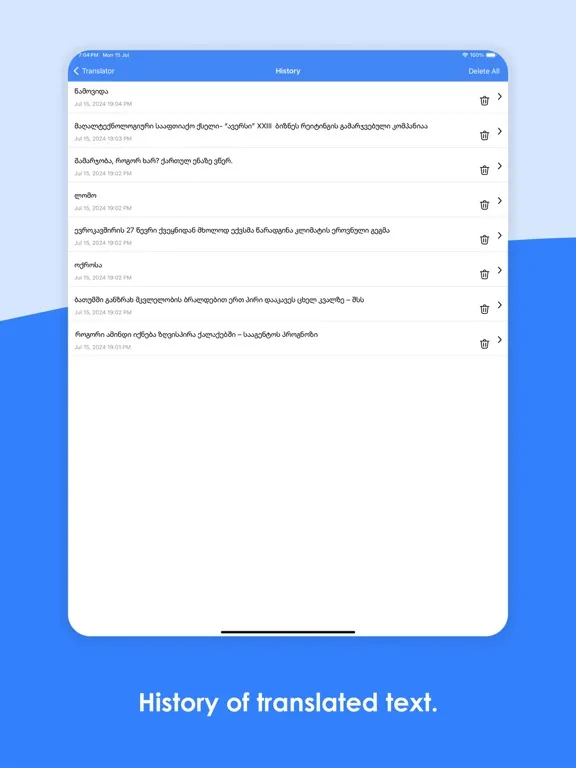 Georgian Keyboard + Translator iPad  Ekran Görüntüleri