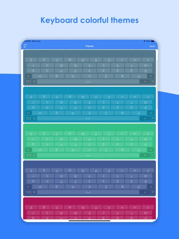Georgian Keyboard + Translator iPad  Ekran Görüntüleri