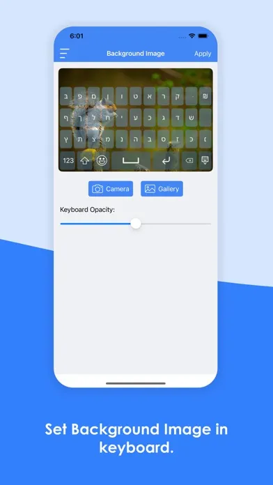 Tangkapan skrin Hebrew Keyboard & Translator