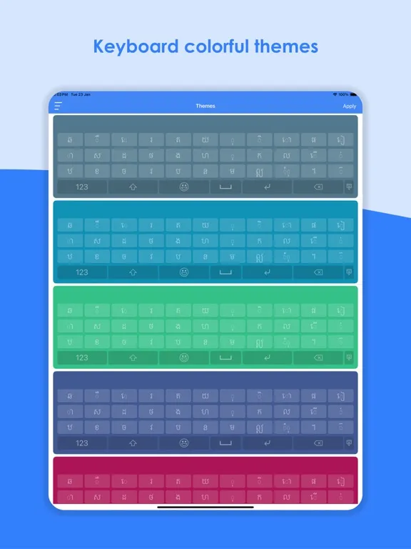 Khmer Keyboard & Translator iPad  स्क्रीनशॉट