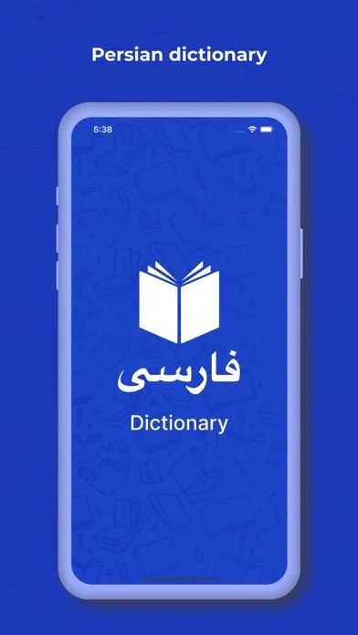 Capturas de tela do Persian Dictionary+ Translator