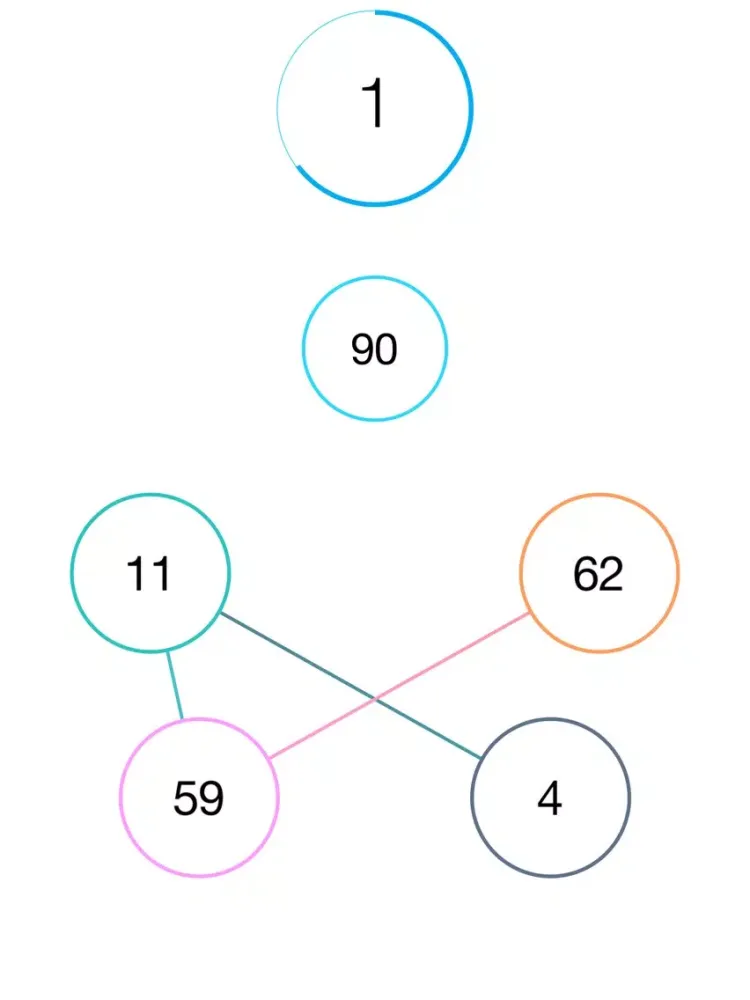5 Numbers - Connect Numbers in ascending order iPad  स्क्रीनशॉट