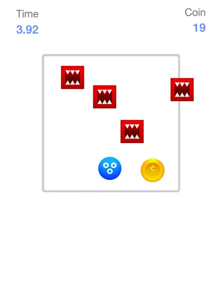 Avoid The Square - Escape from Crazy Angry Red Squares iPad 应用截图