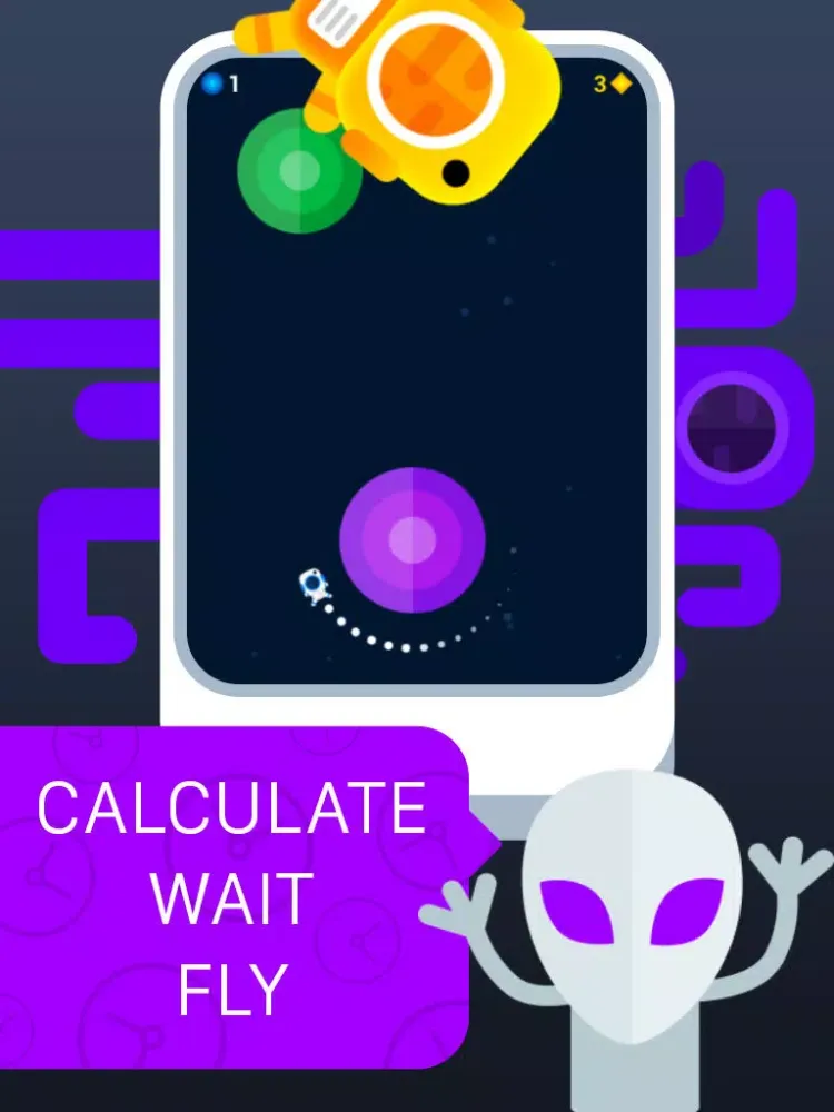 Flapping Space - Can you get to Mars iPad  स्क्रीनशॉट