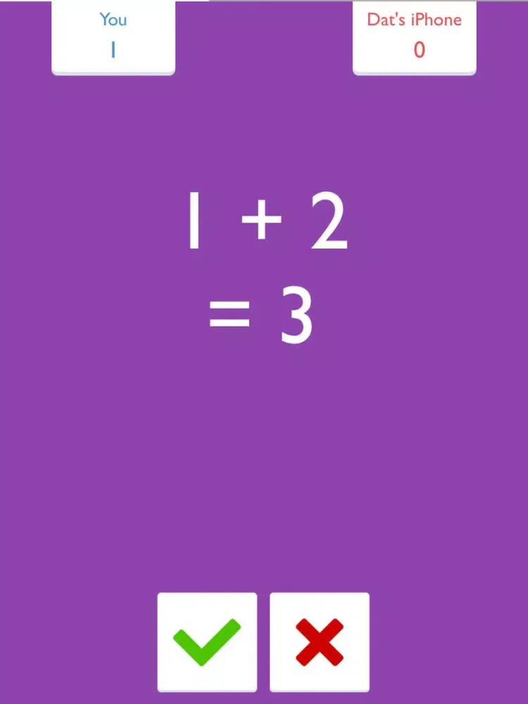 Tangkapan layar Angry Math Multiplayers Edition - 1 Second Impossible Challenge - Freaking Hard iPad 