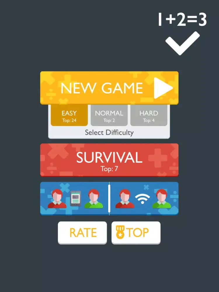 Tangkapan layar Angry Math Multiplayers Edition - 1 Second Impossible Challenge - Freaking Hard iPad 