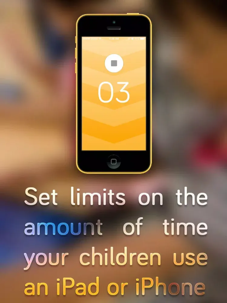 Tangkapan layar ScreenTimer - Parental Control - Limit Kid's using time with notification and tracking iPad 