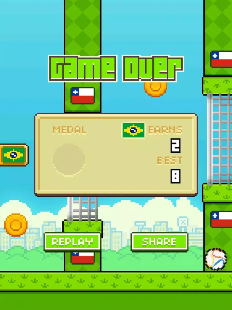 TinyFly - Flappy Football Edition iPad  Screenshots