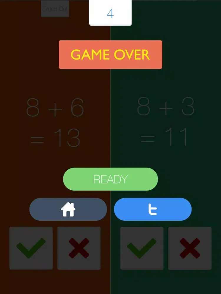 Math League - Freaking Angry Math - Two Maths Mode iPad  스크린샷