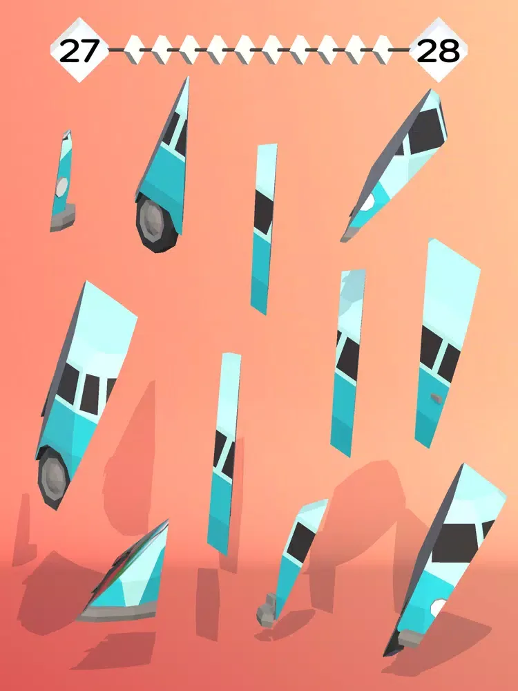 Puzzle 3D - Fit Slices iPad  Screenshots