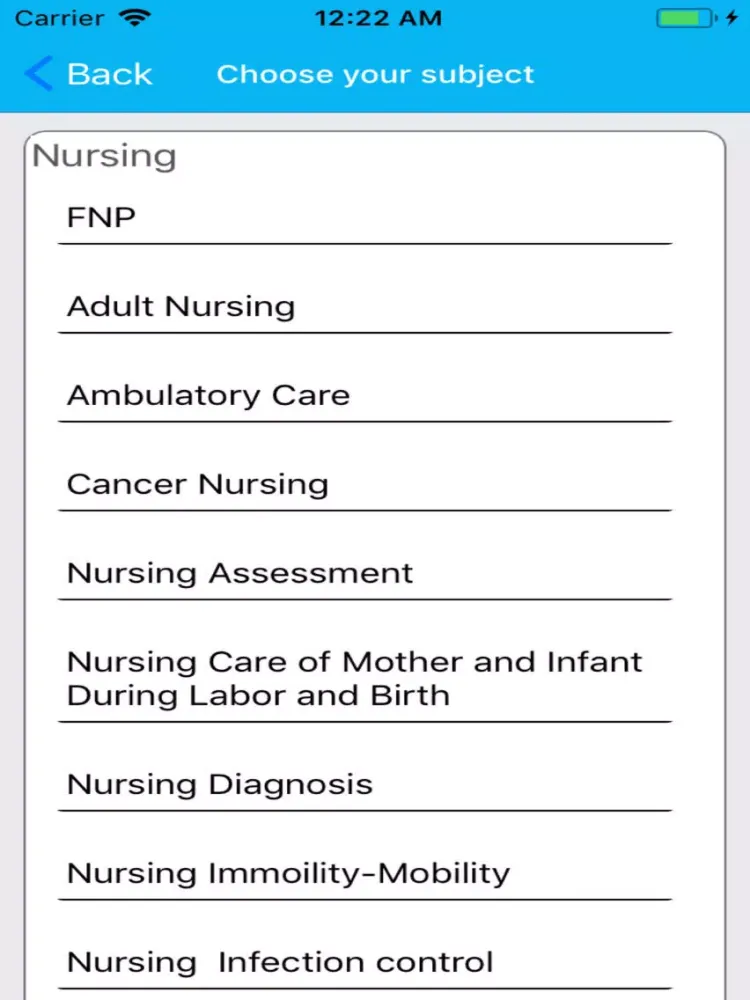 Tangkapan skrin Success Tool For Nurse Student iPad 