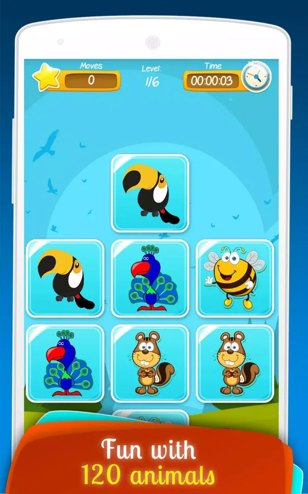 Screenshot di Matching Animals Game for Kids
