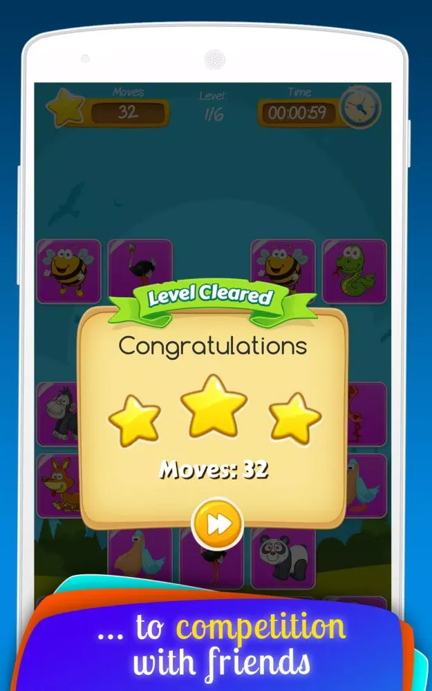 Screenshot di Matching Animals Game for Kids