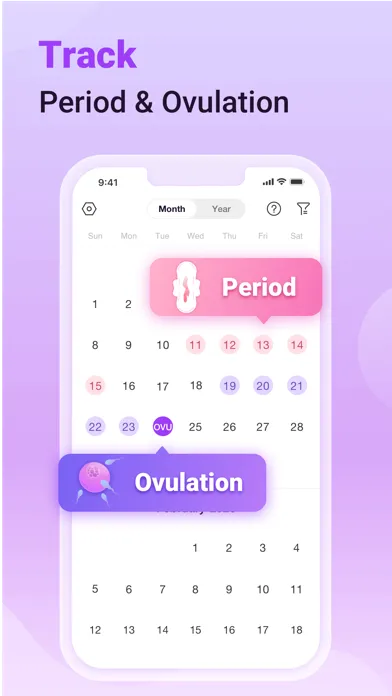 Capturas de tela do Premom Ovulation Tracker