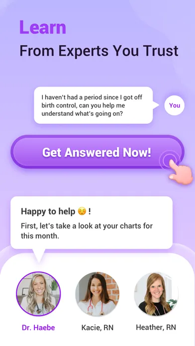 Capturas de tela do Premom Ovulation Tracker