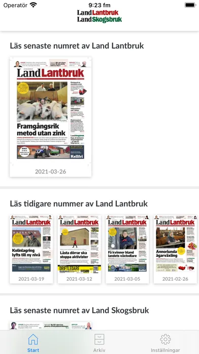 Zrzuty ekranu Land Lantbruk Land Skogsbruk