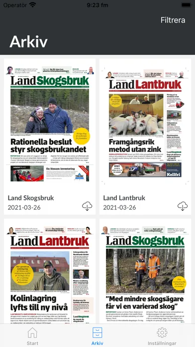 Zrzuty ekranu Land Lantbruk Land Skogsbruk