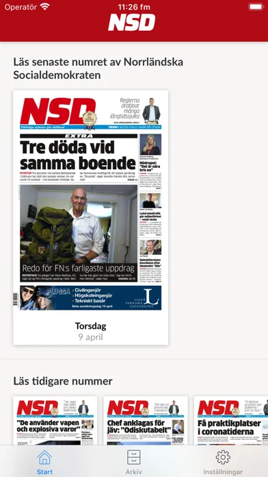 E-tidning NSD স্ক্রিনশট