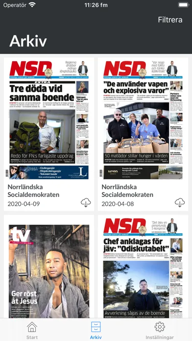 E-tidning NSD স্ক্রিনশট